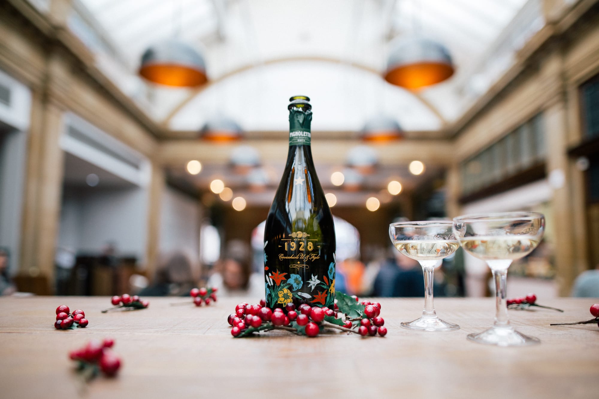 Market hall for christmas parties