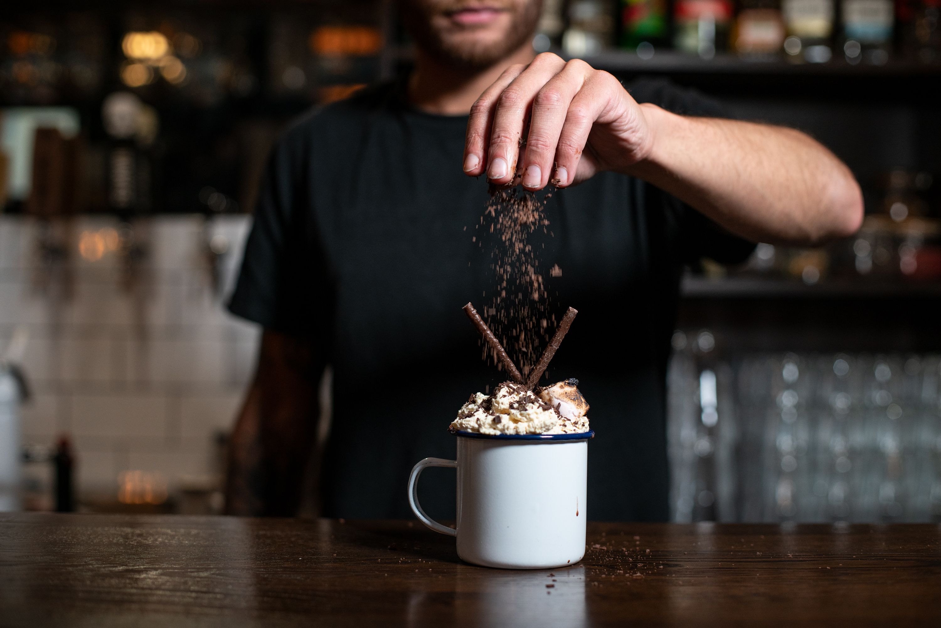 Market hall for christmas