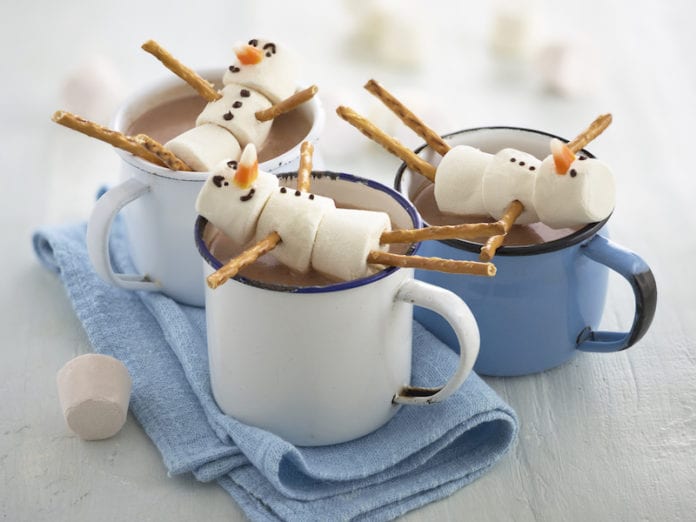 Festive Recipe Hot Chocolate Recipe Snowmen