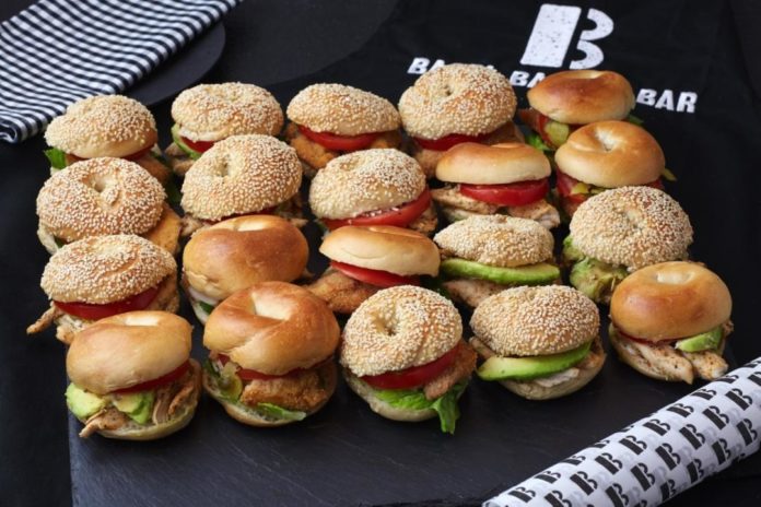 Chicken-Mini-Bagel-Platter