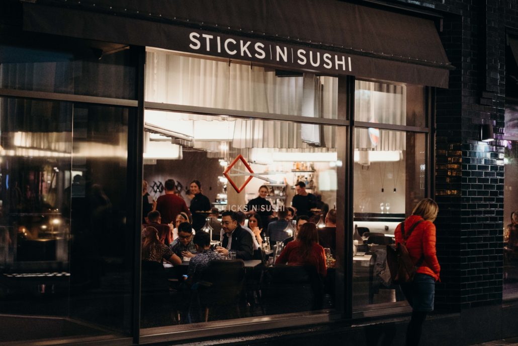 sticks and sushi