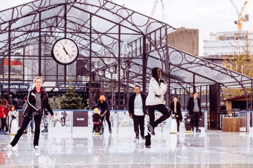 ice rink, December